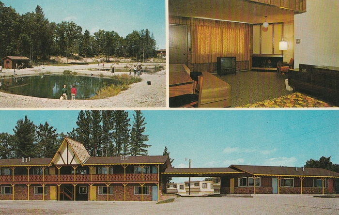 Coach House Motel (Waterway Inn) - Old Postcard (newer photo)
